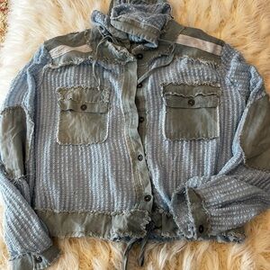 Stylish Blue Women's Jacket